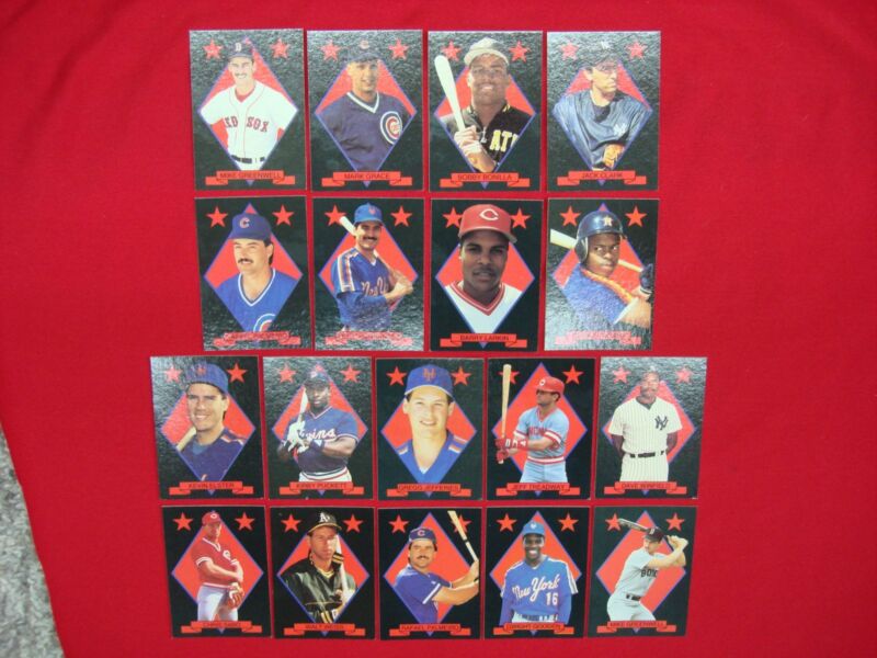 Vintage Kirby Puckett and Dave Winfield Broder baseball cards, Series 1 & 2