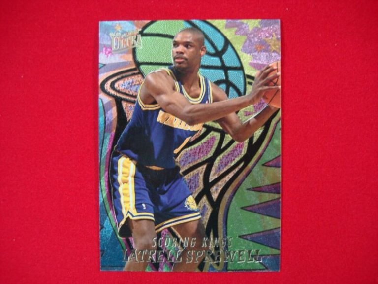 1994-95 Fleer Ultra Latrell Sprewell Scoring Kings Foil Insert #9 Basketball Card