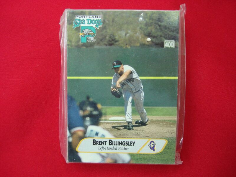 1998 Portland Sea Dogs Baseball Card Set in original packaging