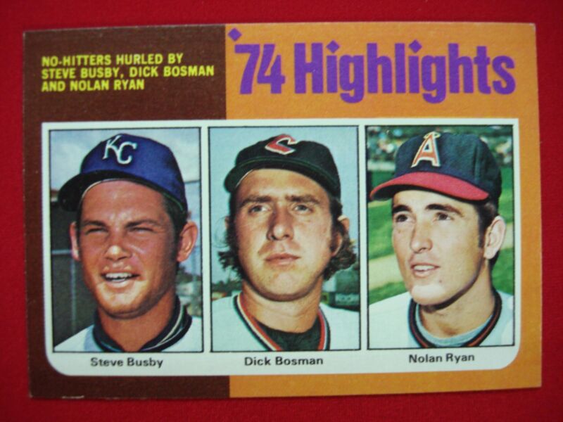 1975 Topps ('74 Highlights) Nolan Ryan Baseball Card #7 - California Angels