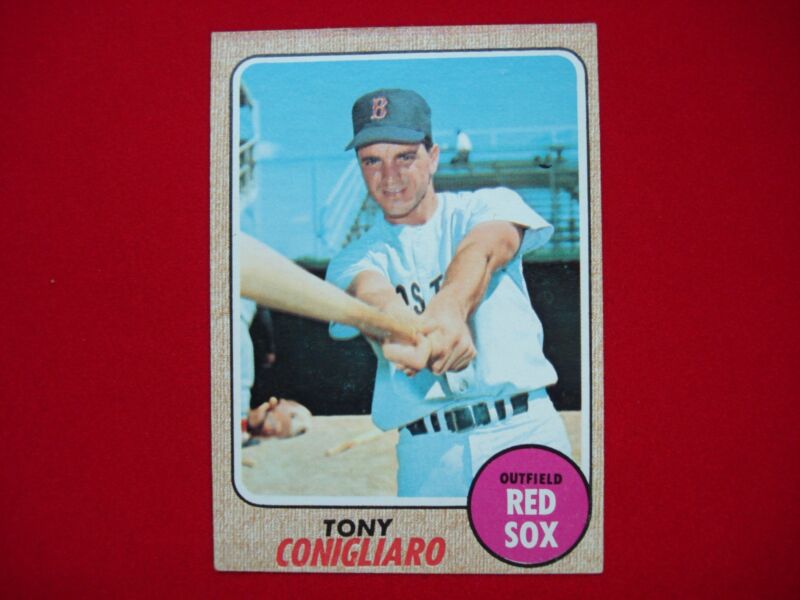 1968 Topps Tony Conigliaro #140 Boston Red Sox Baseball Card