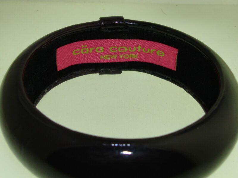 Vintage Cara Couture New York purple bangle bracelet