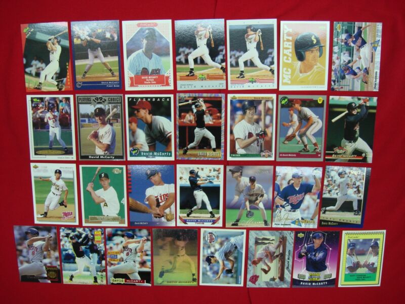 David McCarty Baseball Card Collection