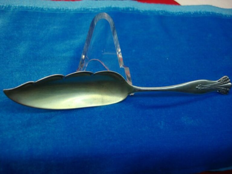 Vintage Towle Sterling Silver Cambridge Pattern Jelly Knife w/ Gold Wash (1880s)