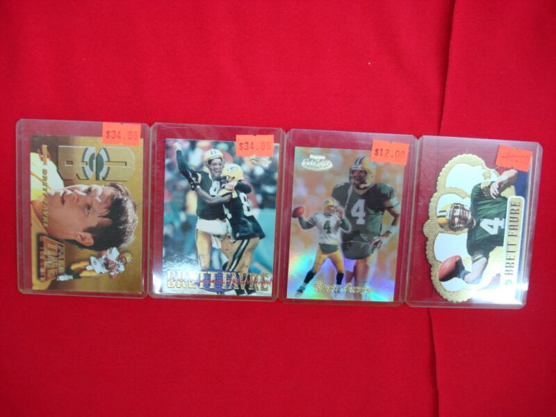 Brett Favre Green Bay Packers Trading Card Lot