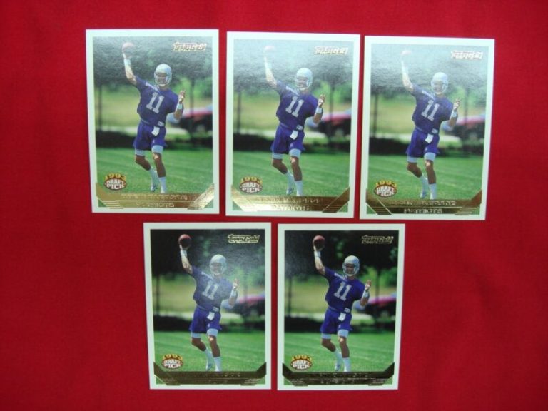Vintage 1993 Topps Gold Brett Favre Rookie Cards (5-Card Lot)