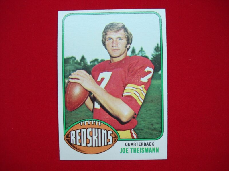1976 Topps Joe Theismann #231 Washington Redskins Football Card