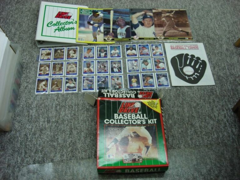 1991 Ricky Henderson Line Drive Baseball Collector's Kit with Beckett cover