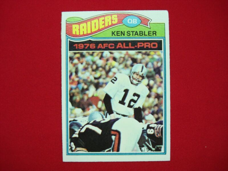 1977 Topps Ken Stabler #110 Oakland Raiders Football Card