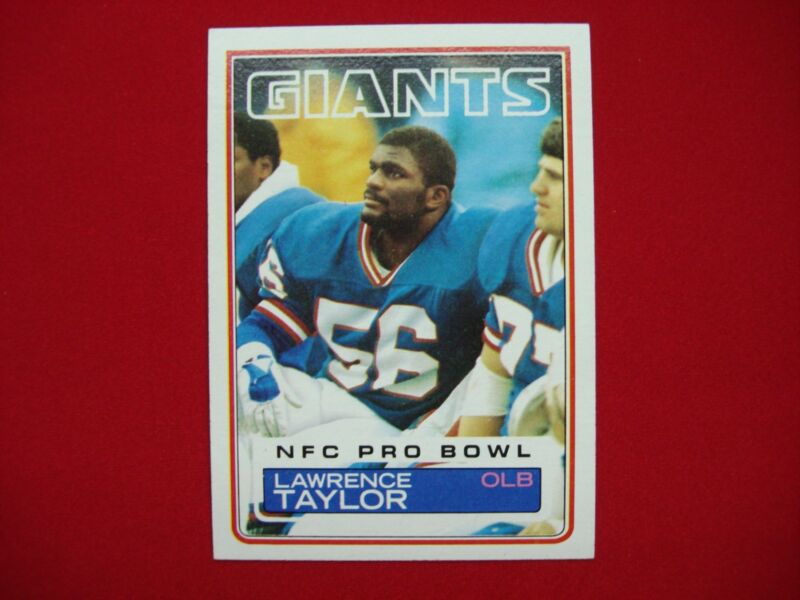 1983 Topps Lawrence Taylor #133 Pro Bowl Giants Football Card
