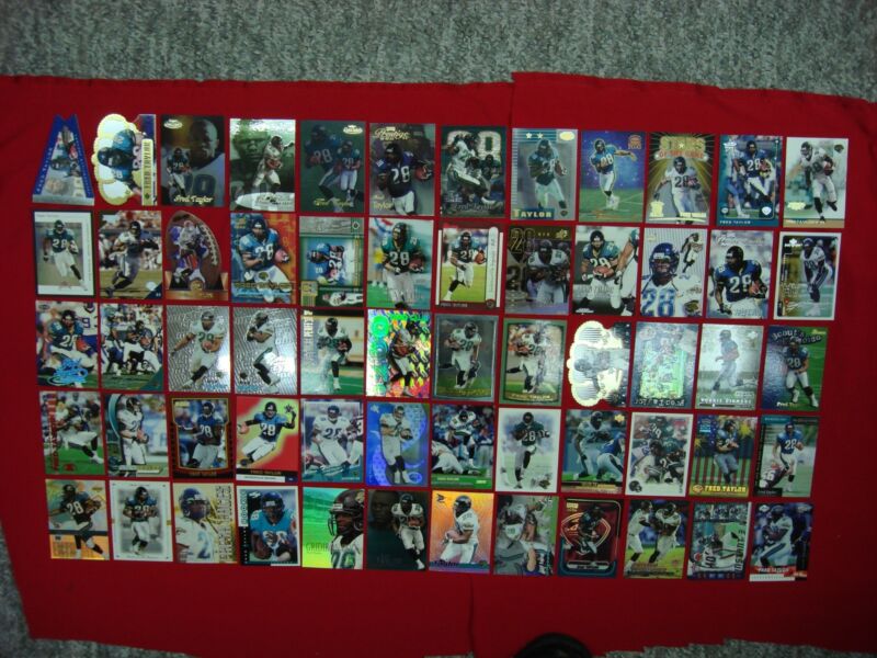Fred Taylor Football Card Lot