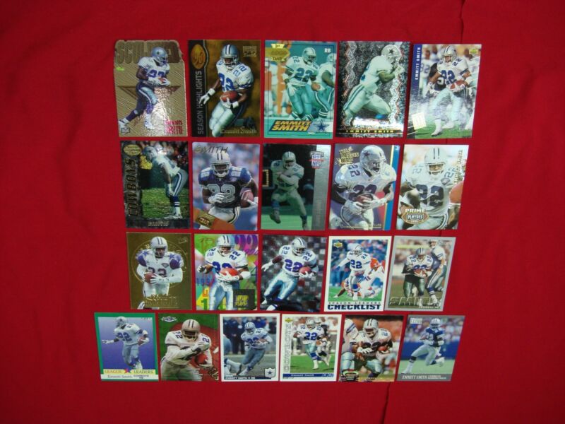 Emmitt Smith Football Card Lot