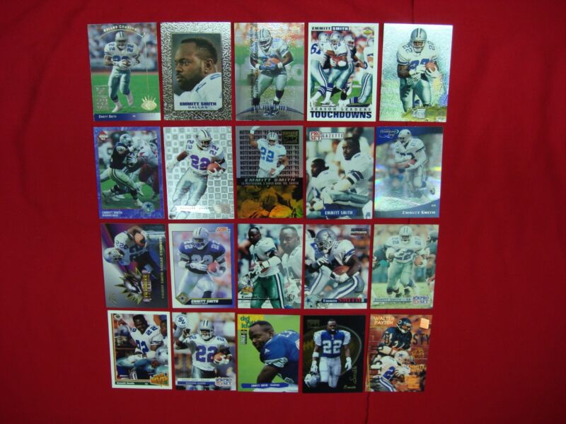 EMMITT SMITH Football Card Lot (20 Cards)