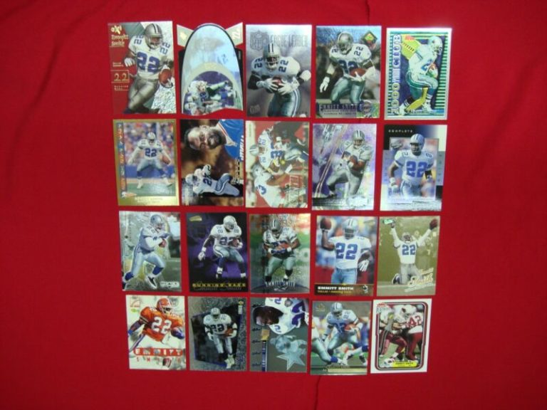 Emmitt Smith Football Card Lot