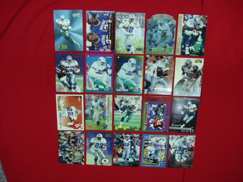 EMMITT SMITH Football Card Lot