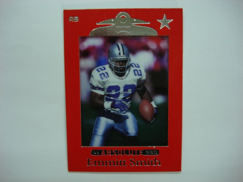1999 Emmitt Smith Absolute SSD Red Parallel #28 Football Card PSA Graded Gem Mint