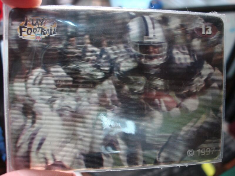 1997 Emmitt Smith Motion Vision 2.0 Digital Replay Card #13 Dallas Cowboys