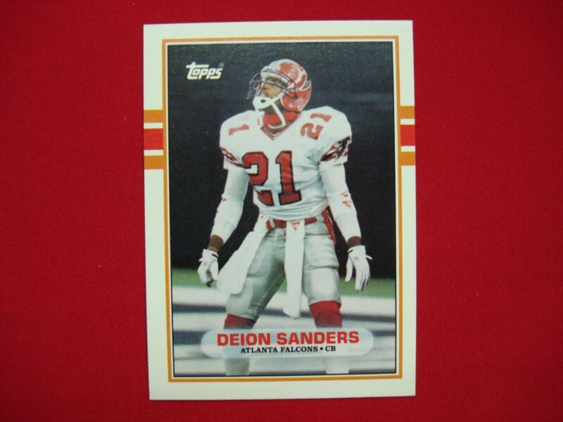1989 Topps Traded Deion Sanders Rookie Card #30T - Atlanta Falcons
