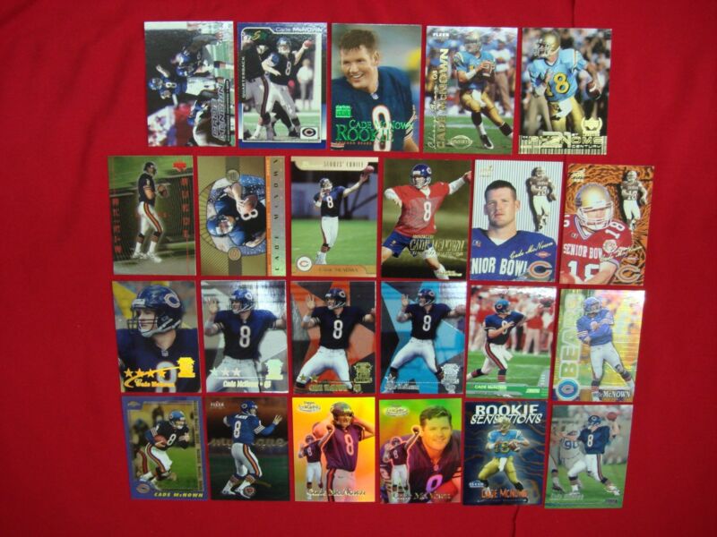 Cade McNown Chicago Bears football card lot