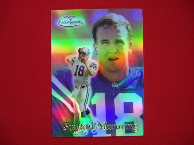 1999 Topps Gold Label Black Label Peyton Manning #61 Colts Football Card