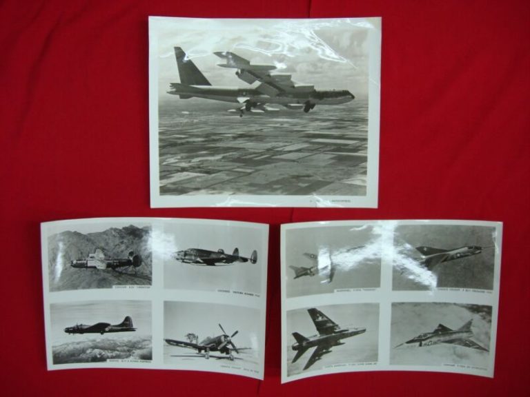 Vintage airplane and jet photos