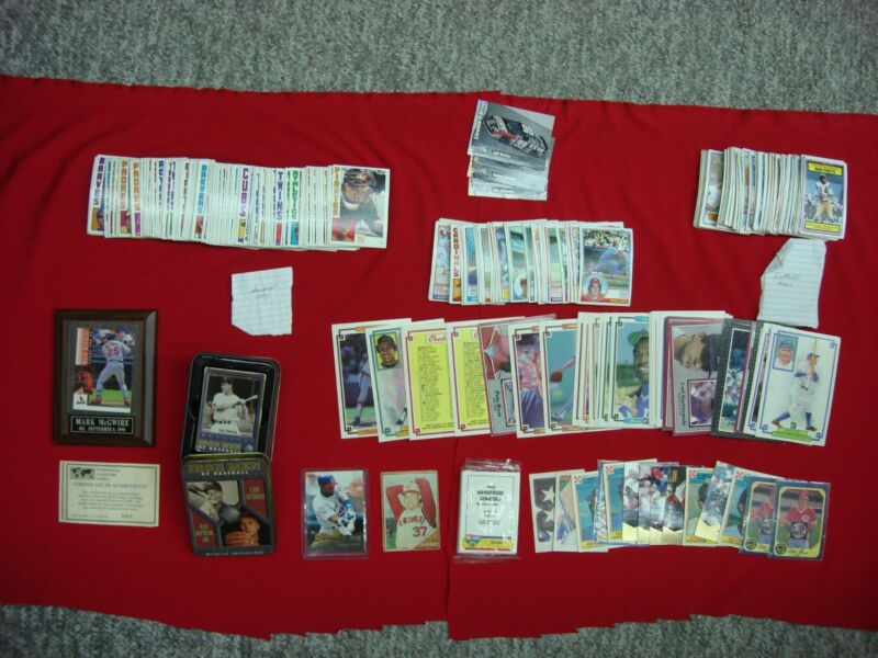 Vintage sports cards, mixed lot from a collector's closet