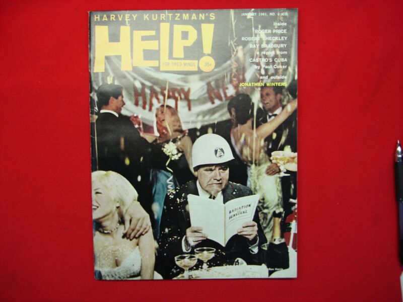 HELP! satirical magazine cover from January 1961