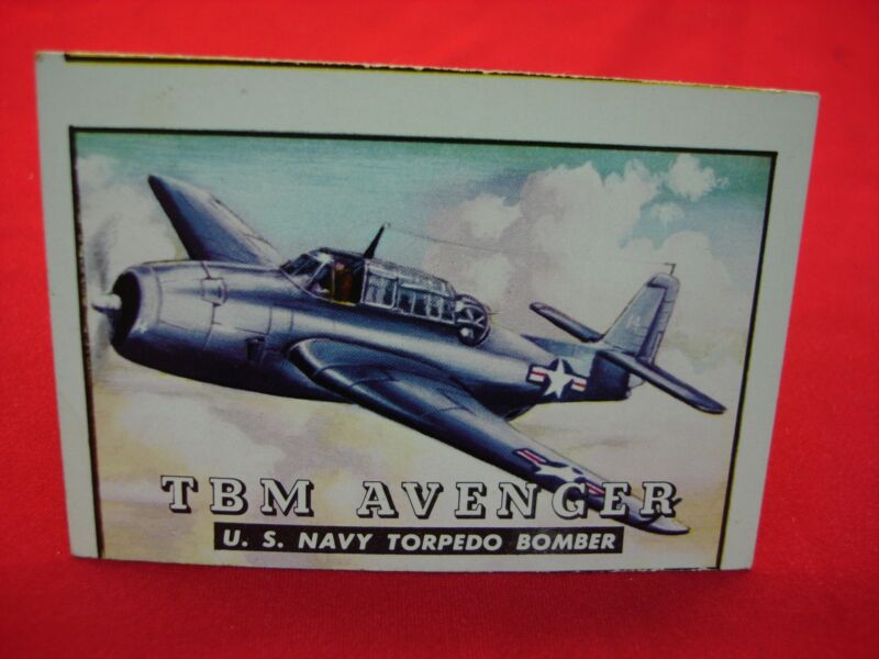 1952 Topps Wings TBM Avenger #74 Baseball Card