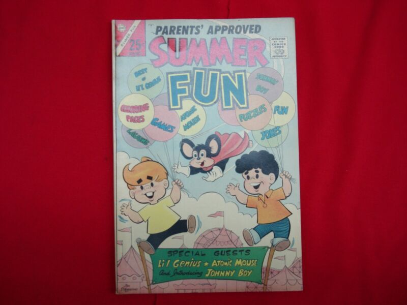 Vintage Charlton Comics Parents' Approved Summer Fun #54 (Oct 1966) Fine/Very Fine