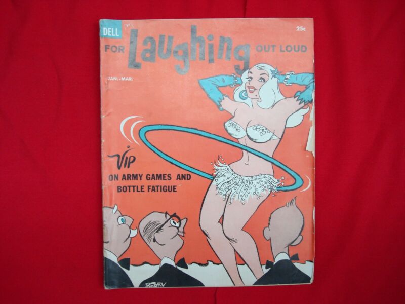 Vintage For Laughing Out Loud Magazine #10 (Jan-Mar 1959) Dell Publishing