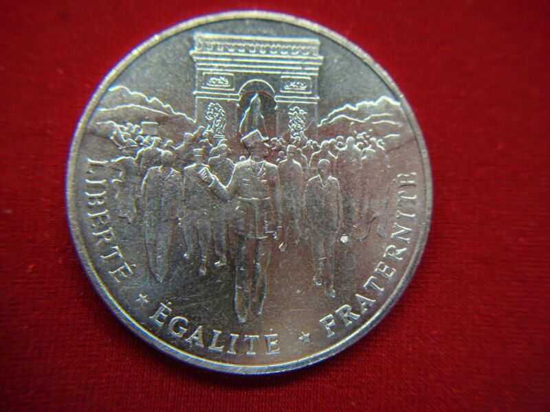 1994 France Liberation of Paris 100 Francs Silver Coin