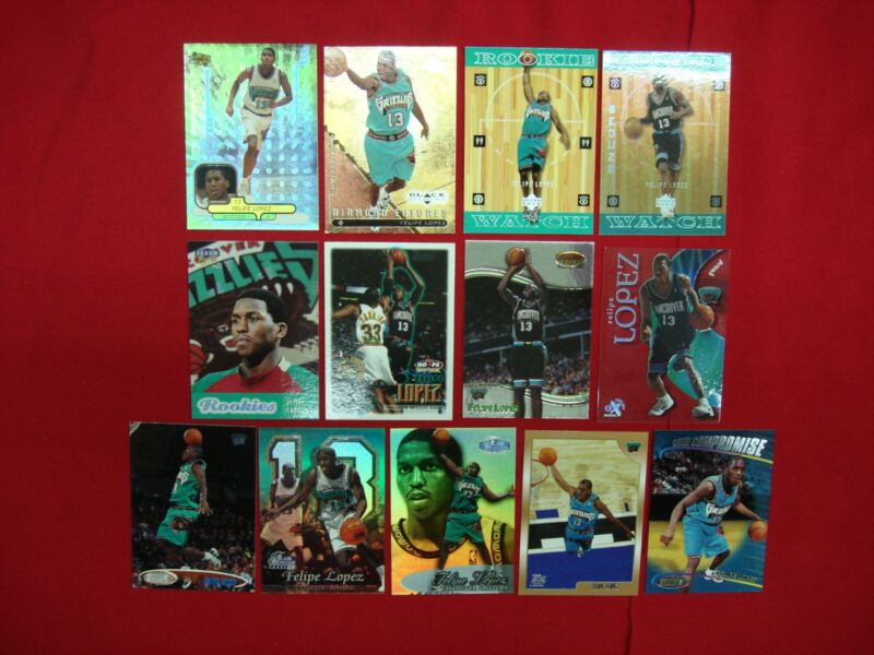 Felipe Lopez basketball card lot of 13 cards