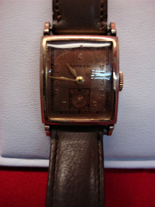 Vintage Parker 7 Jewel Wristwatch – 10K Rose Gold Plate Bezel