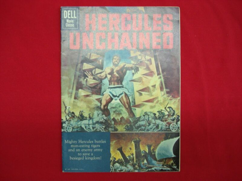 Hercules Unchained #1121 (1960) Dell Movie Classic Comic - Fine/Very Fine Condition