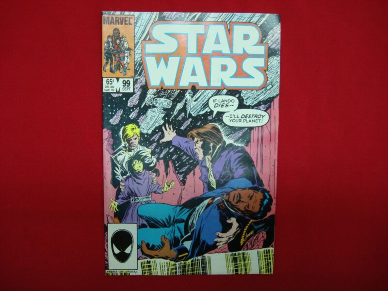 Star Wars comic book #99, September 1985, Marvel Comics Group, graded Fine/Very Fine (FN/VF)
