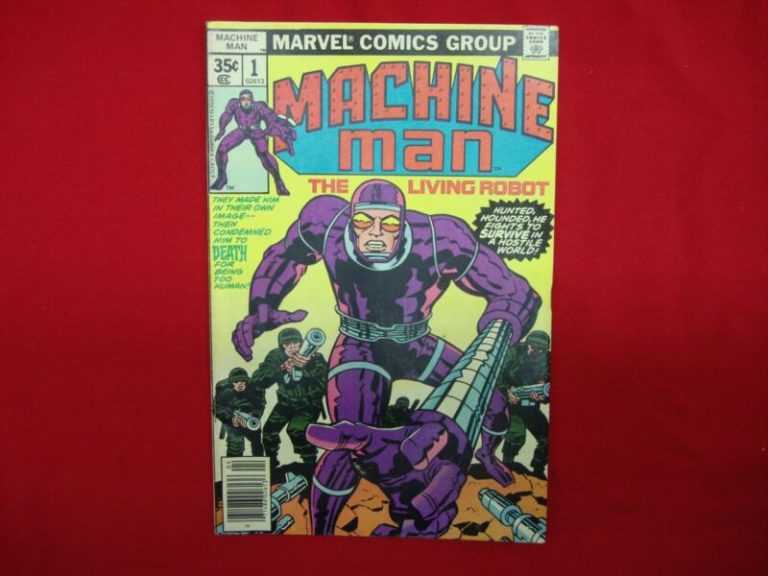 Machine Man #1 comic book cover, April 1978