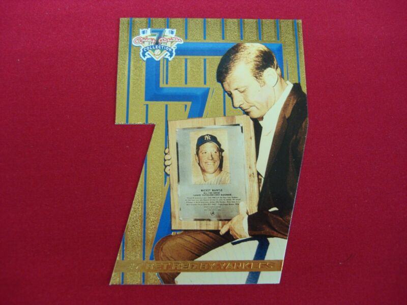 Mickey Mantle 1997 Score Board Promo Gold Foil Die-Cut Baseball Card #70