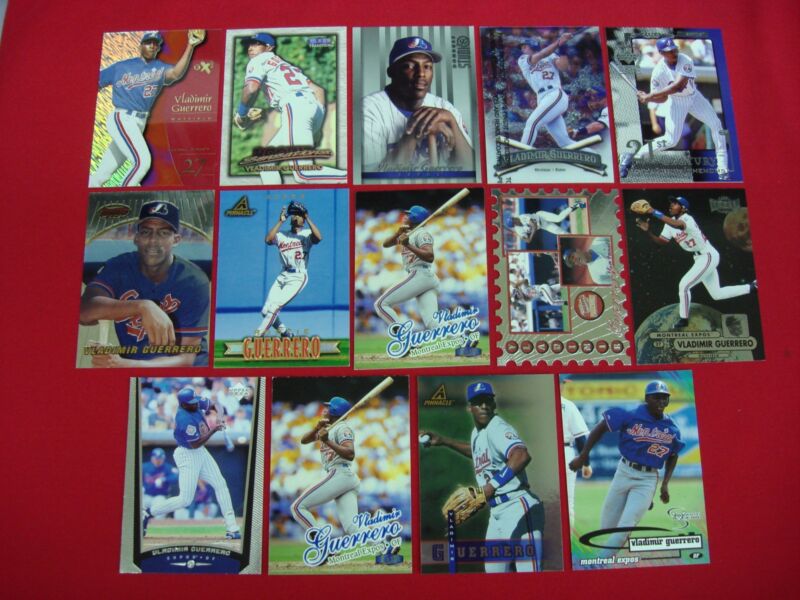 Vintage Vladimir Guerrero Baseball Card Lot