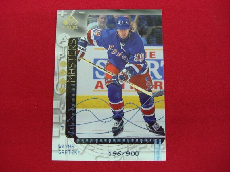 Wayne Gretzky 1998-99 Upper Deck SP Authentic Stat Masters #SO29 hockey card with serial number 196