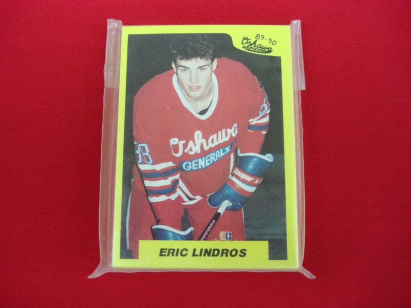 1989-90 Oshawa Generals Hockey Card Set featuring Eric Lindros