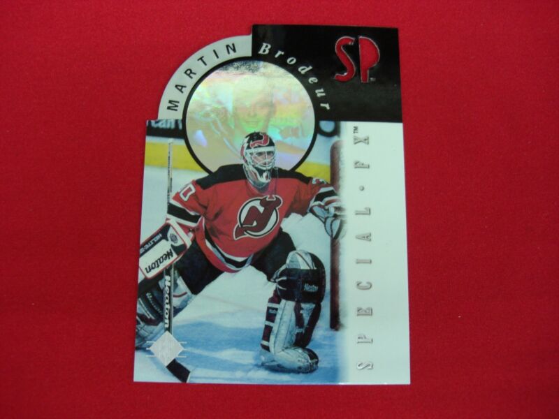 1995-96 Upper Deck SP Special FX Die Cut Martin Brodeur #FX12 Devils Hockey Card