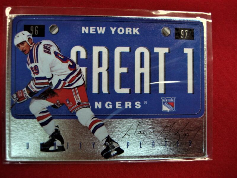 Wayne Gretzky 1996 Donruss Metal Unity Plates Insert #1/14 - Rare Hockey Card