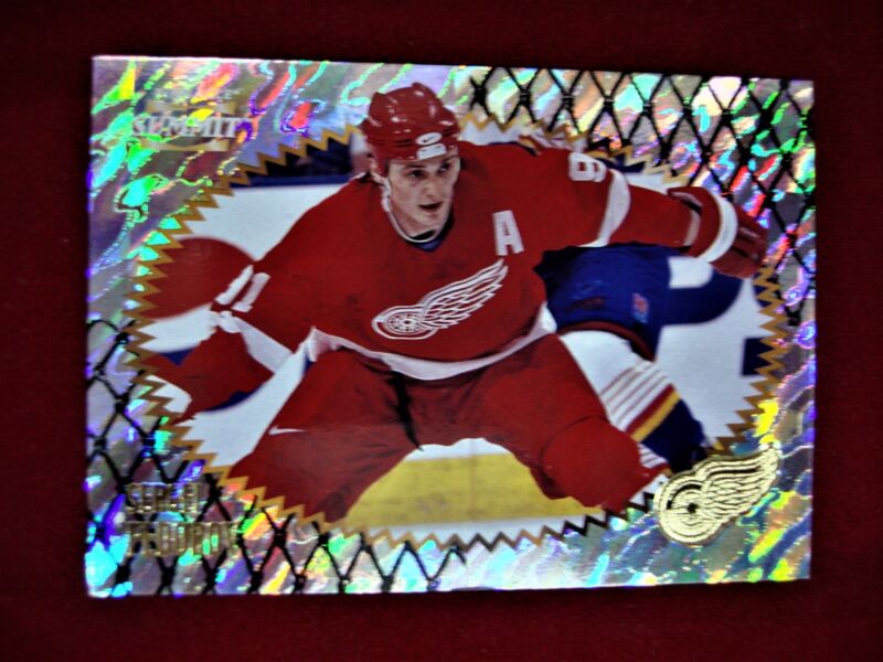 1996 Sergei Fedorov Pinnacle Summit Ice Hockey Card (#105)
