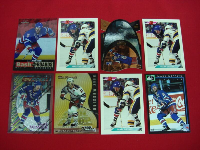 Mark Messier Hockey Card Lot of 8 Cards