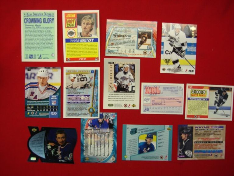 Wayne Gretzky Card Lot (13 Cards) - Nice Group, Different Years & Issues