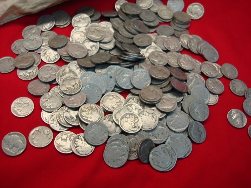 250 Vintage Buffalo Nickels