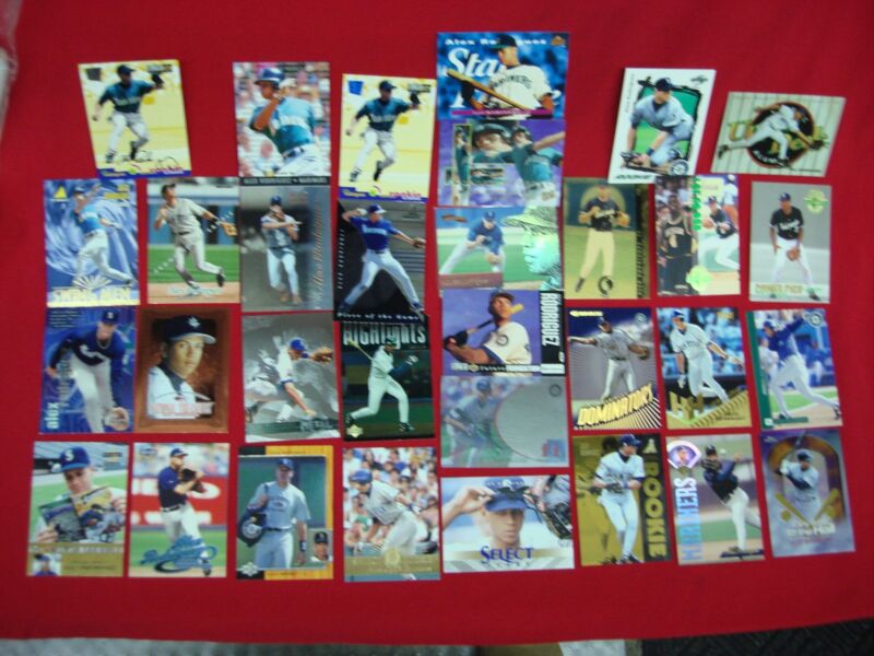 Alex Rodriguez Baseball Card Collection - 30 Rookies & Inserts (Nice Group)