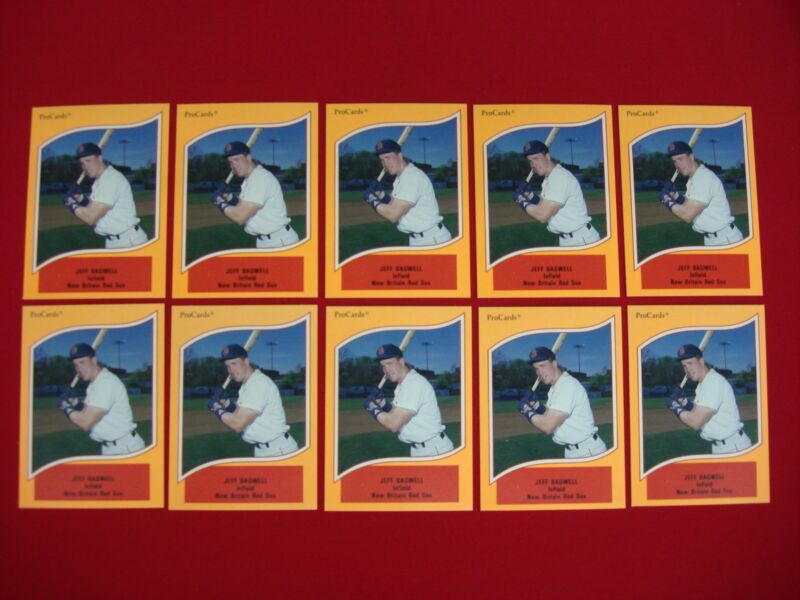 Jeff Bagwell 1990 Procards A/AA Stars Minor League Baseball Card Lot