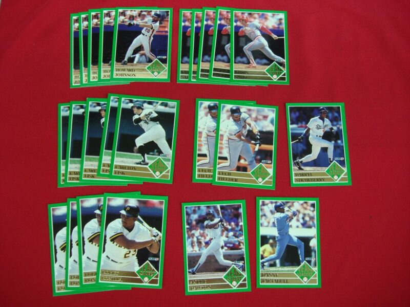 1992 Fleer Team Leaders insert baseball cards