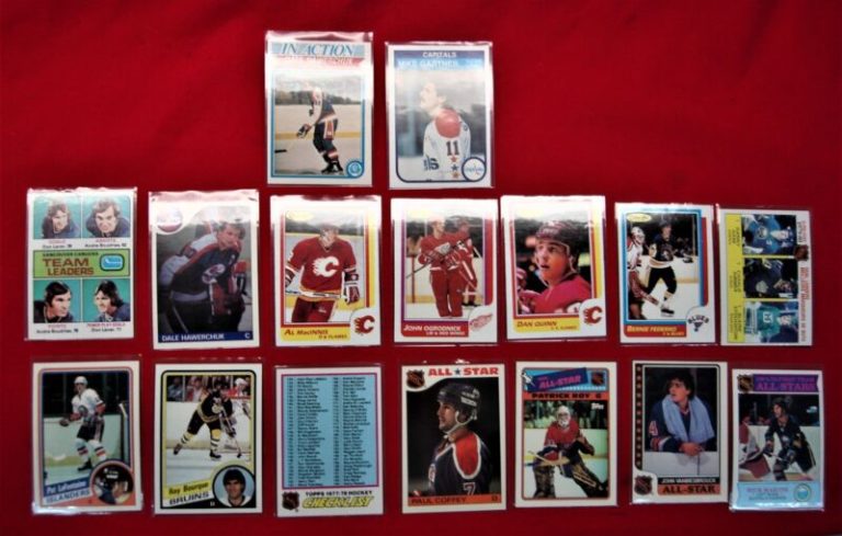 Vintage hockey card lot featuring stars from 1977-1985 Topps and O-Pee-Chee brands